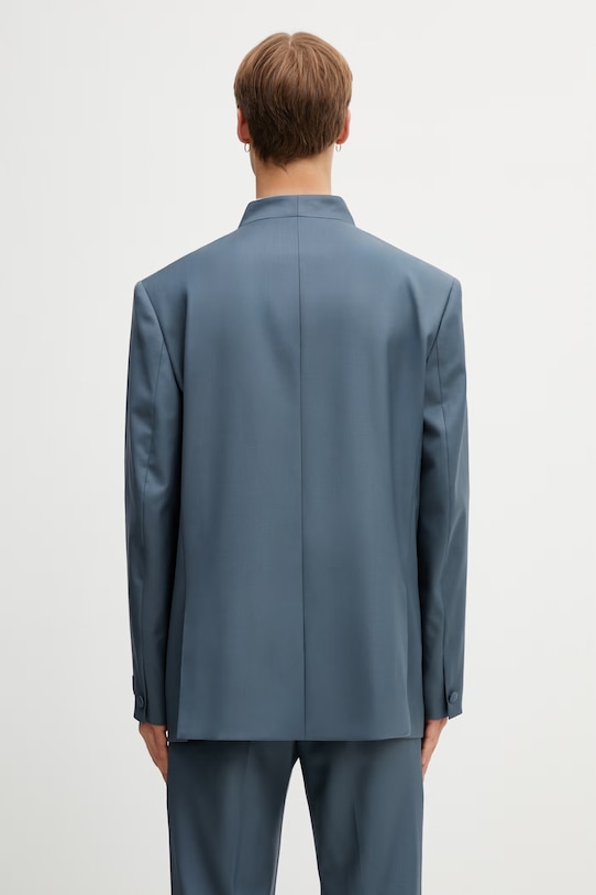 Odzież Kenzo Blazer / Gilet marynarka wełniana męska FG55VE1609TV szary