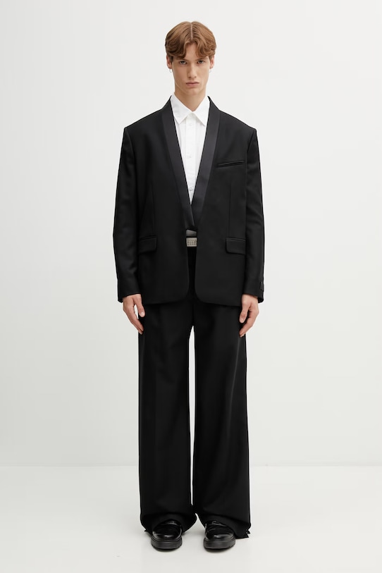 Kenzo marynarka męska wełniana Blazer / Gilet FG55VE1619TV