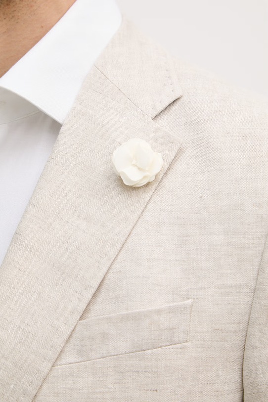 Joop! marynarka męska lniana 30102592 beżowy