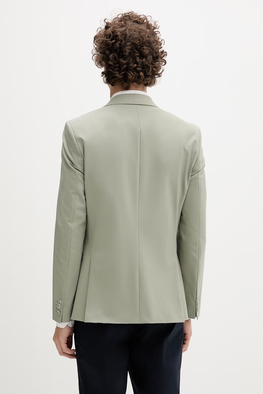 Odjeća HUGO sako muški vuneni Henry244F1X 50547347 zelena