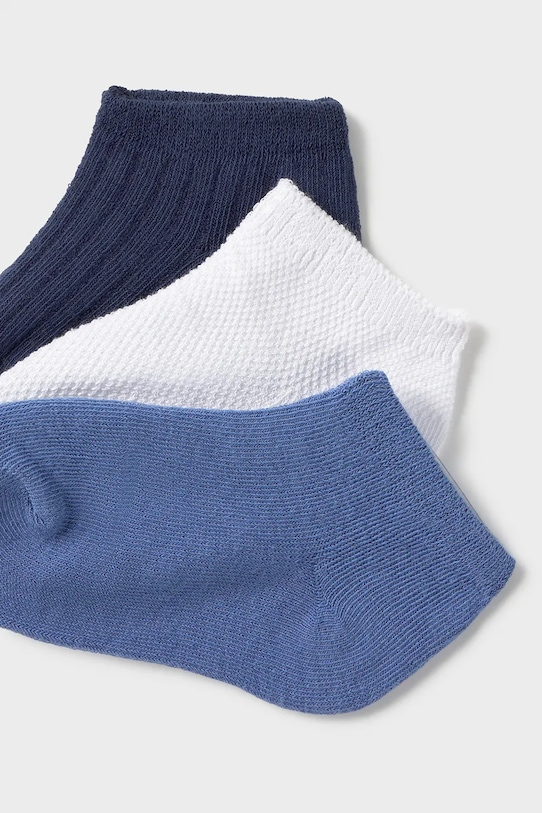 Mayoral skarpetki dziecięce 3-pack 10136.3A.Baby.PPY2 niebieski SS26