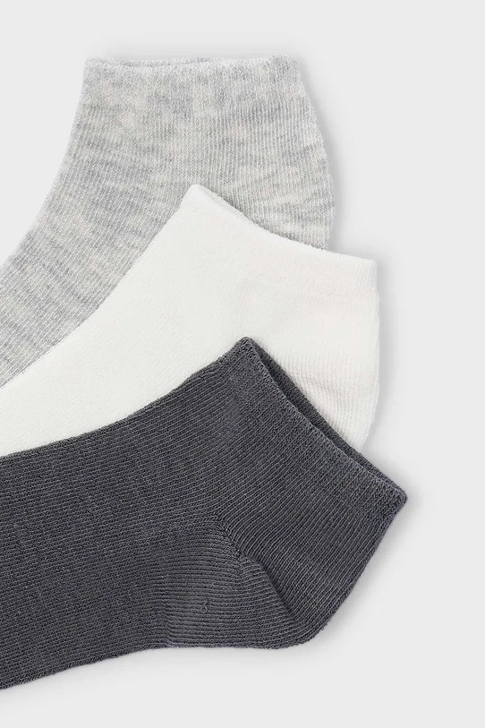 Mayoral șosete copii 3-pack 10181.5A.Mini.PPY2 gri SS26