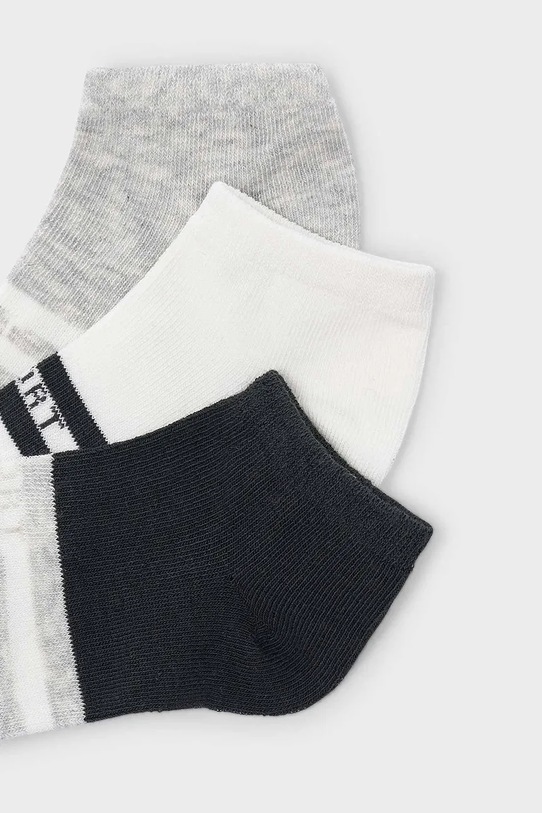 Mayoral skarpetki dziecięce 3-pack 10182.5F.Mini.PPY2 szary SS26