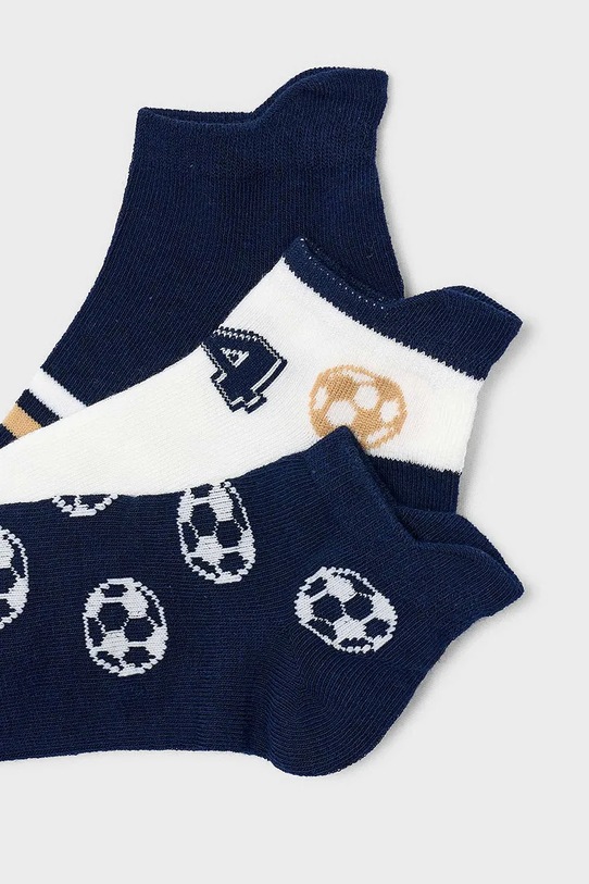 Mayoral skarpetki dziecięce 3-pack 10183.5G.Mini.PPY2 granatowy SS26