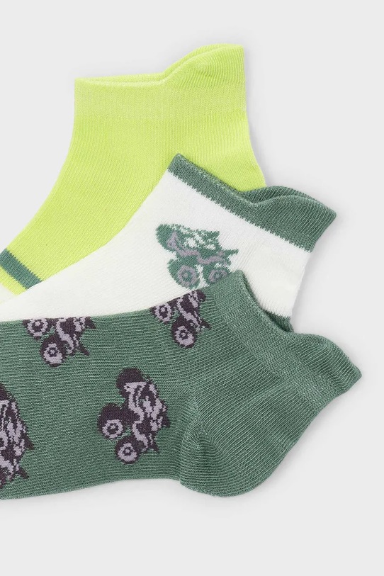 Mayoral skarpetki dziecięce 3-pack 10183.5G.Mini.PPY2 zielony SS26