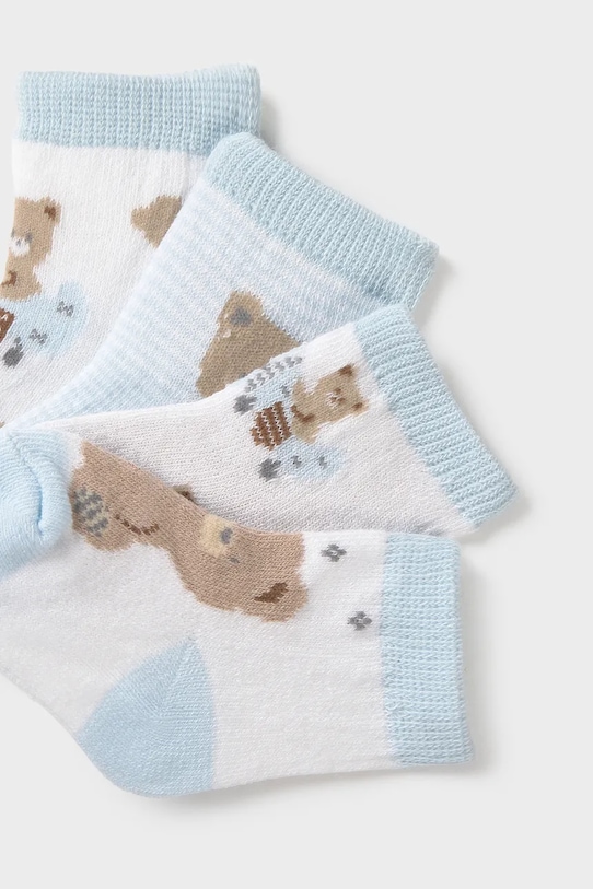 Mayoral Newborn skarpetki dziecięce 4-pack 9049.1E.Newborn.PPY2 niebieski SS26