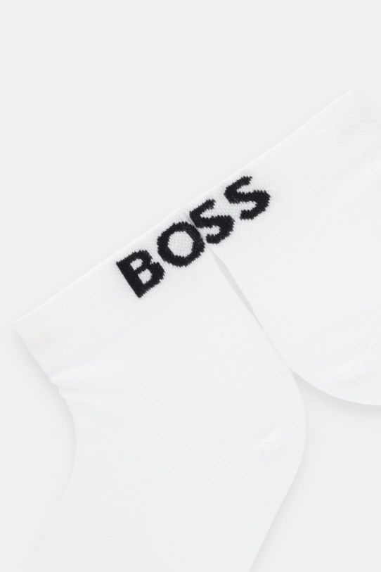 Κάλτσες BOSS 3P SH Logo CC SP W 3-pack 50533849 λευκό SS26
