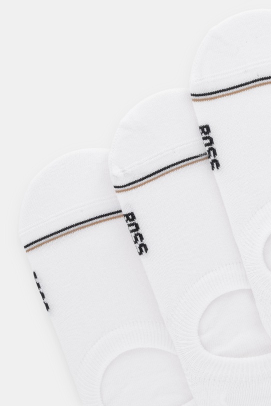 Κάλτσες BOSS 3P LC Iconic CC SP W 3-pack 50533881 λευκό SS26