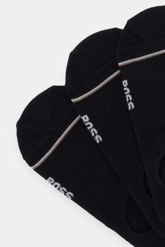 Κάλτσες BOSS 3P LC Iconic CC SP W 3-pack 50533881 μαύρο SS26
