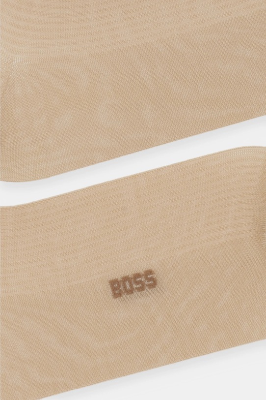 Κάλτσες BOSS 2P RS Light Rib VI W 2-pack 50553493 μπεζ SS26