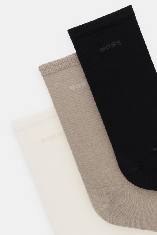 BOSS skarpetki 3P RS Uni Logo CC W 3-pack 50554069 czarny SS26