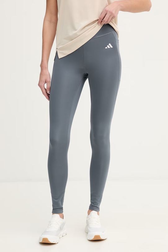 adidas Performance legginsy treningowe Essentials nadruk niebieski JI5513