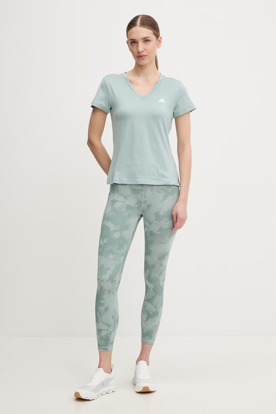 adidas Performance legginsy treningowe adi365 KC4756 zielony SS26