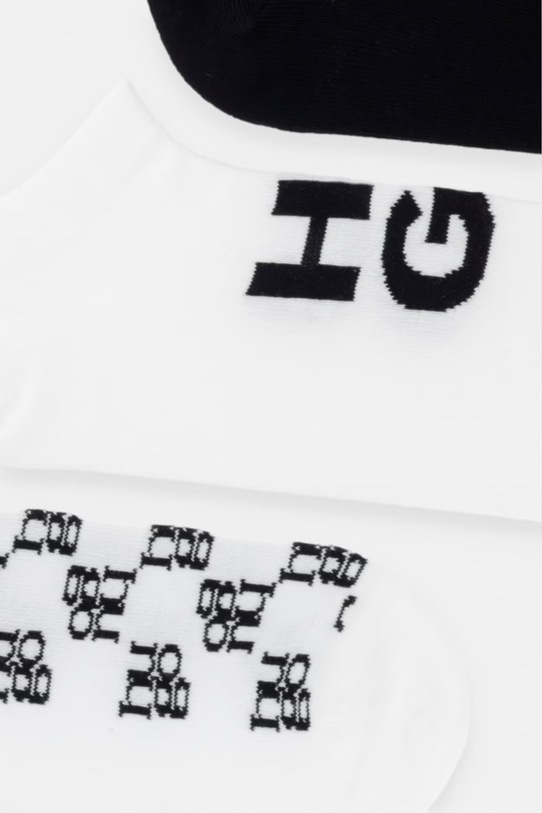 HUGO skarpetki 3-pack 3P AS LOGO CC W 50553447 biały SS26