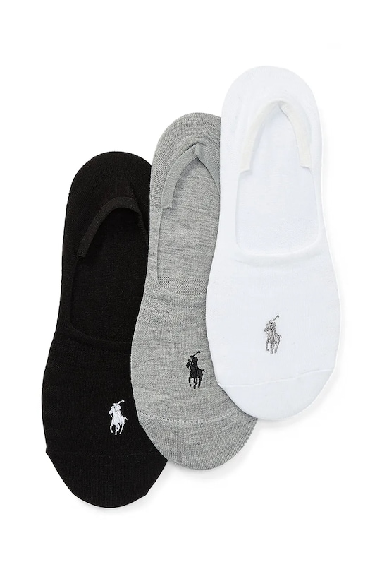 Polo Ralph Lauren skarpetki 3-pack melanż biały 455770358