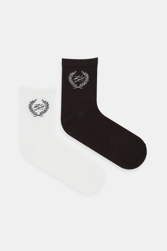 Karl Lagerfeld skarpetki HOTEL KARL 2-pack skarpetki długie beżowy B1W47034