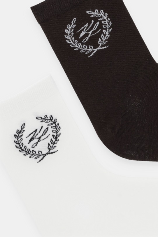 Karl Lagerfeld skarpetki HOTEL KARL 2-pack B1W47034 beżowy SS26