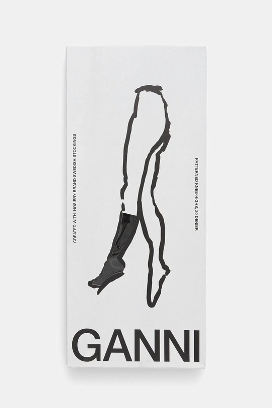 Odzież GANNI podkolanówki A5535 A5535 czarny