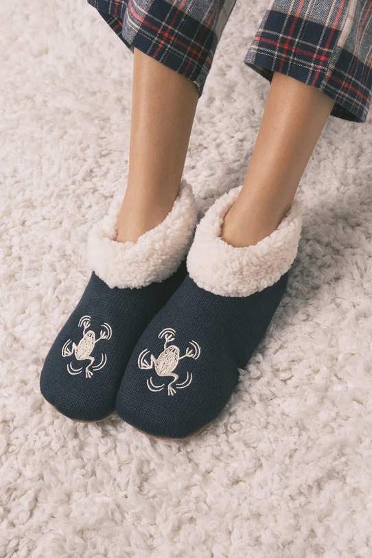 women'secret skarpety skarpetki krótkie granatowy 3612497