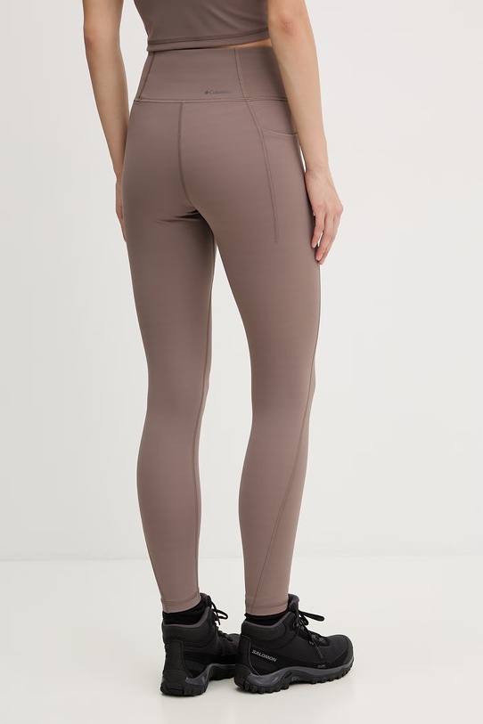 Odzież Columbia legginsy damskie Loneridge 2155741 brązowy