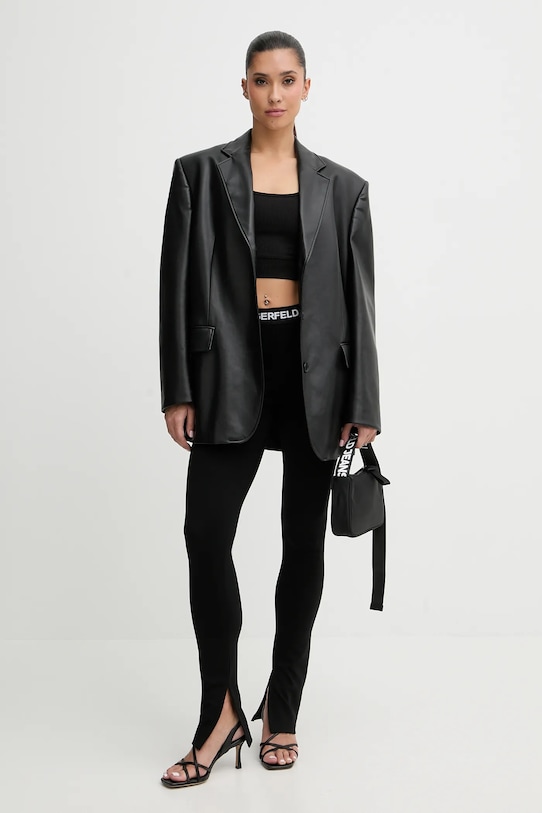 Karl Lagerfeld Jeans colanti B1W10091 negru SS26