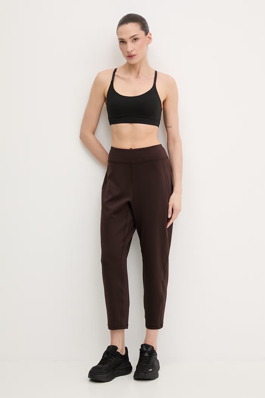 adidas Performance spodnie damskie KD0266 brązowy SS26