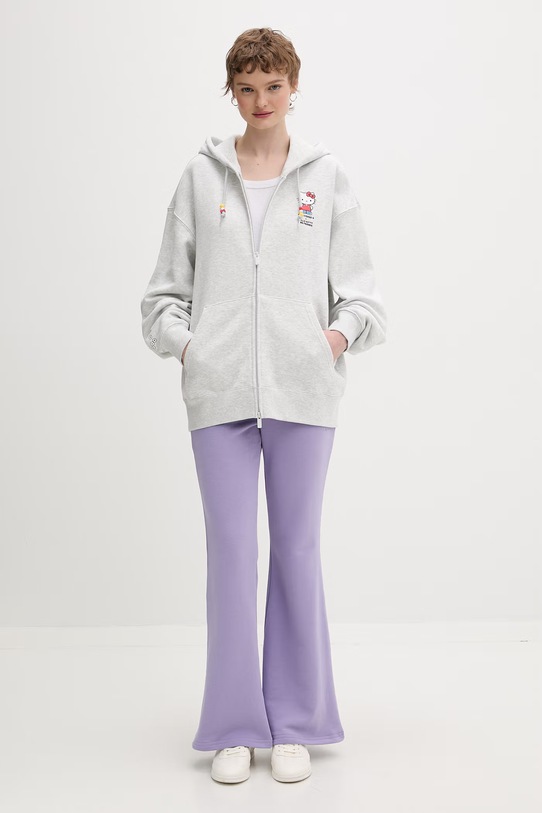 Adidas spodnie dresowe damskie KC3925 fioletowy SS26