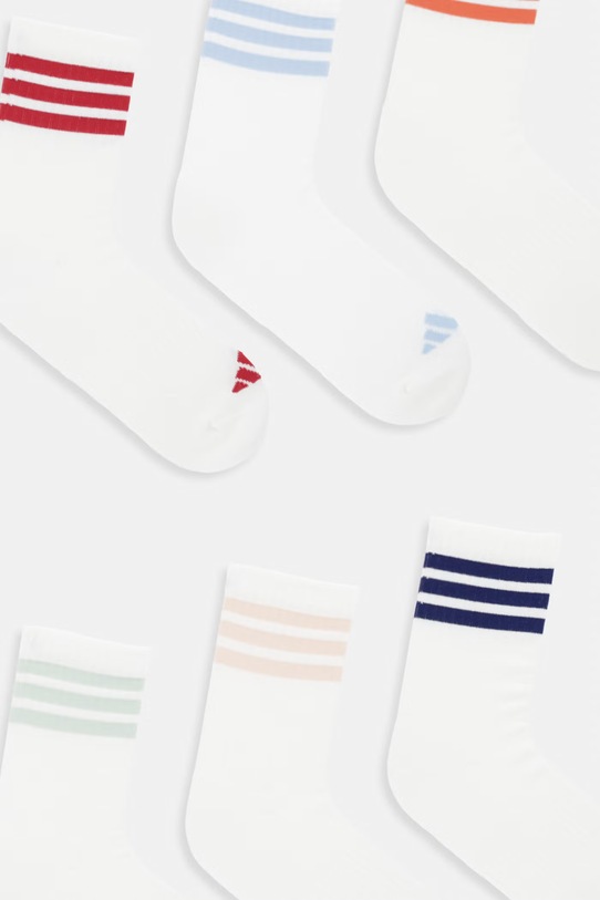 adidas skarpetki 6-pack KE5493 biały SS26