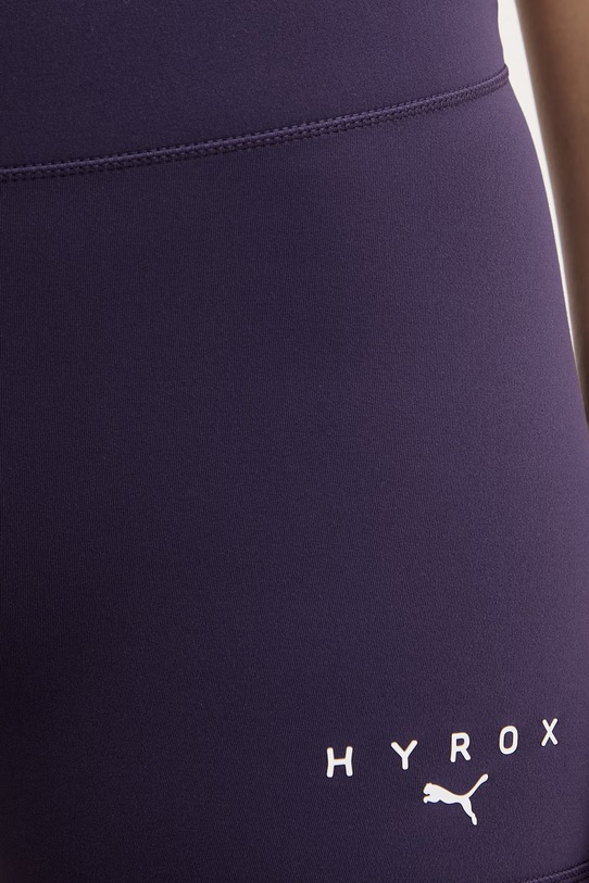 Puma szorty sportowe damskie Shapeluxe HYROX fioletowy 528163