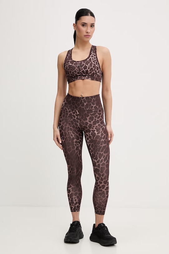 Puma legginsy damskie Essential Spotted Haze 528515 brązowy SS26