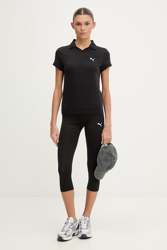 Puma legginsy damskie Essential Capri 692375 czarny SS26