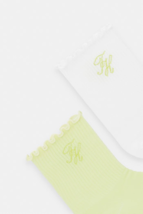 Tommy Hilfiger skarpety damskie 2-pack 701238772 biały SS26