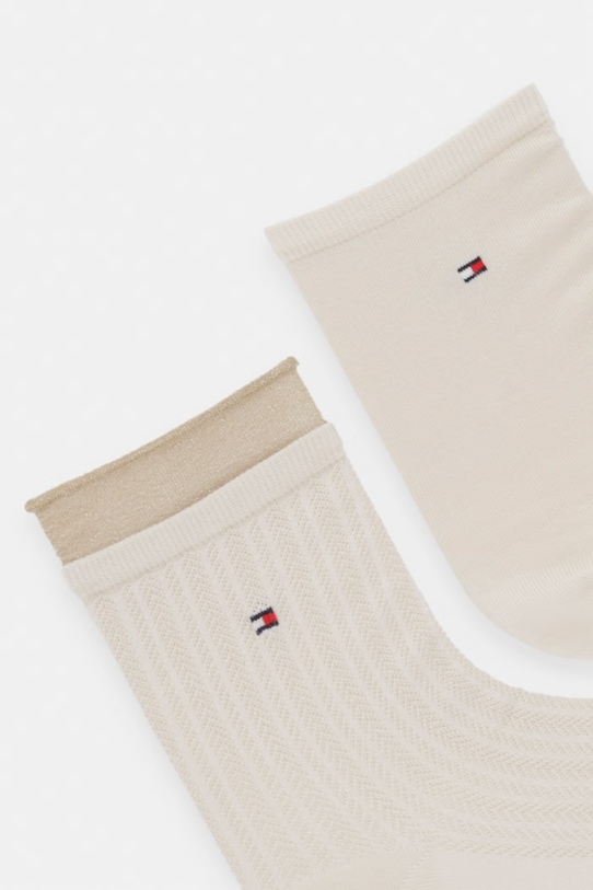 Tommy Hilfiger skarpety damskie 2-pack 701238774 beżowy SS26