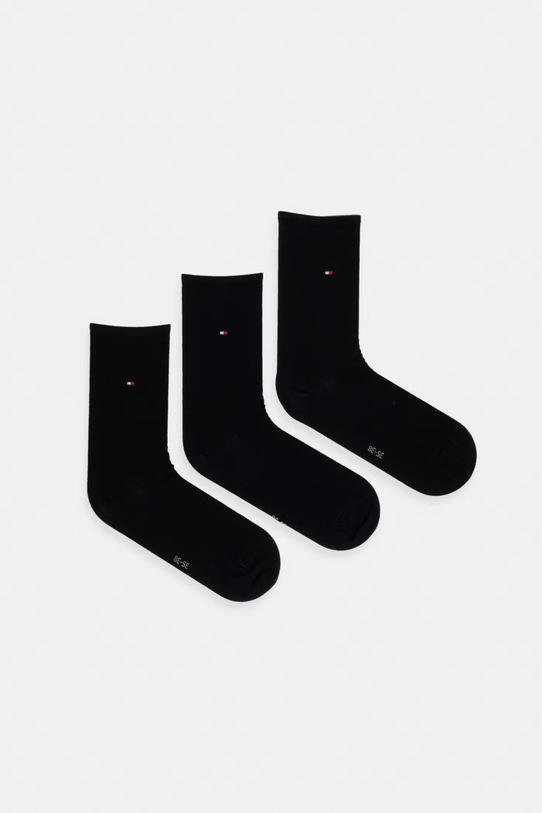 Tommy Hilfiger skarpety damskie 3-pack czarny 701239618