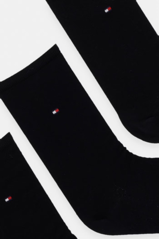 Tommy Hilfiger skarpety damskie 3-pack 701239618 czarny SS26