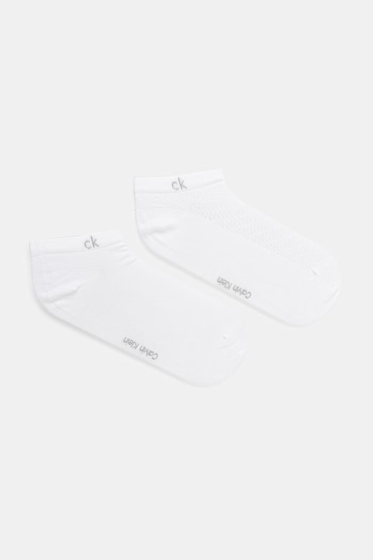 Calvin Klein skarpety damskie 2-pack biały 701238124