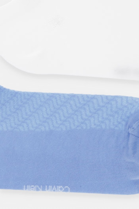 Calvin Klein skarpety damskie 2-pack 701238124 niebieski SS26