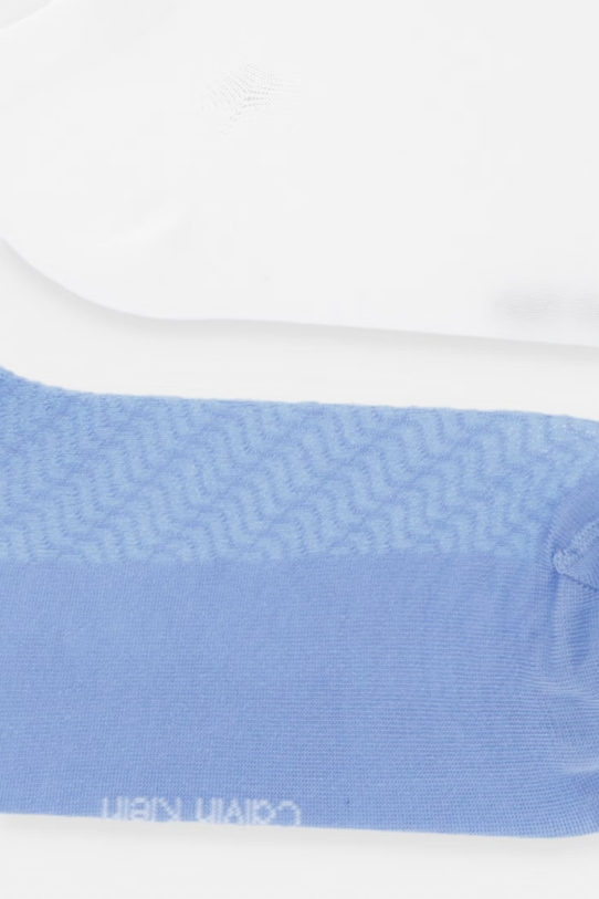 Calvin Klein skarpety damskie 2-pack 701238124 niebieski SS26