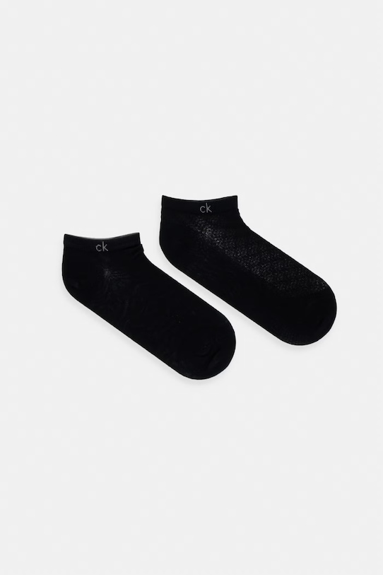 Calvin Klein skarpety damskie 2-pack czarny 701238124