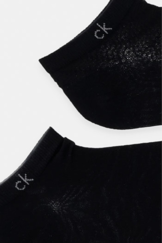 Calvin Klein skarpety damskie 2-pack 701238124 czarny SS26