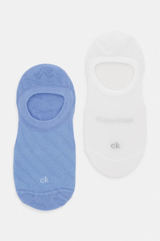 Calvin Klein skarpety stopki damskie niebieski 701238125