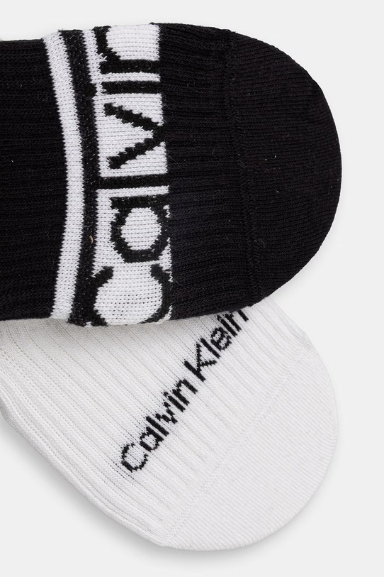 Calvin Klein skarpety stopki damskie 2-pack 701238130 czarny SS26