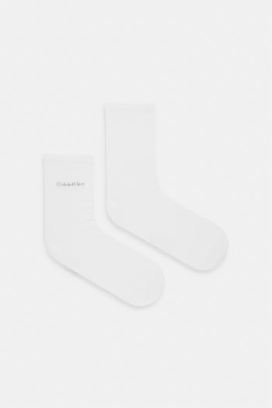 Calvin Klein skarpety damskie 2-pack biały 701237676