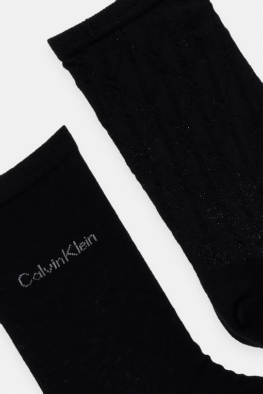 Calvin Klein skarpety damskie 2-pack 701237676 czarny SS26