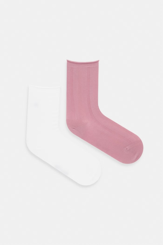 Calvin Klein skarpety damskie 2-pack różowy 701238120