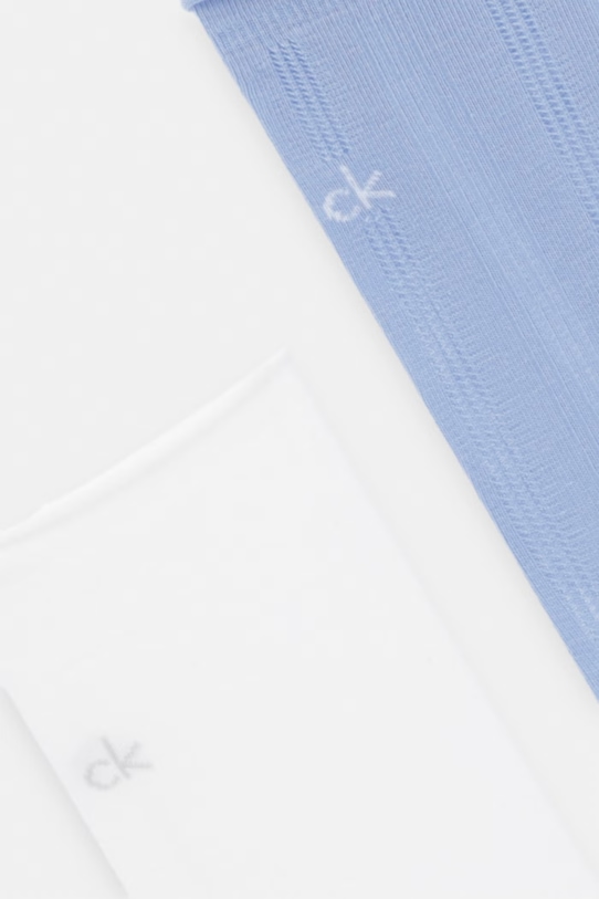 Calvin Klein skarpety damskie 2-pack 701238120 niebieski SS26