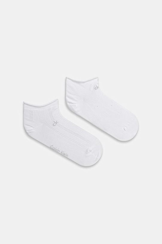 Calvin Klein skarpety damskie 2-pack biały 701238121
