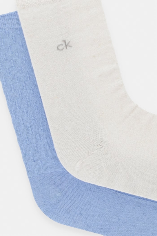 Calvin Klein skarpety damskie 2-pack 701238803 niebieski SS26