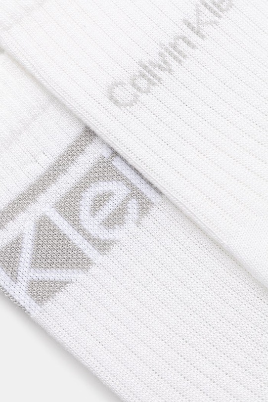 Calvin Klein skarpety damskie 2-pack 701238806 biały SS26