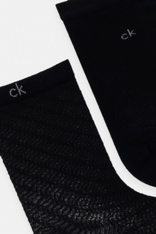 Calvin Klein skarpety damskie 2-pack 701238805 czarny SS26